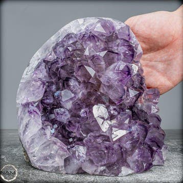 Natuurlijke paarse amethist Druse, Uruguay- 2918.67 g