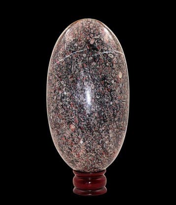 Grote 6,3 kg crinoïdale kalksteen lingam - 23,5 cm - VK