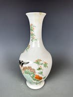 Vase - Porselein, Keramiek - China - Qing Dynastie, Antiek en Kunst