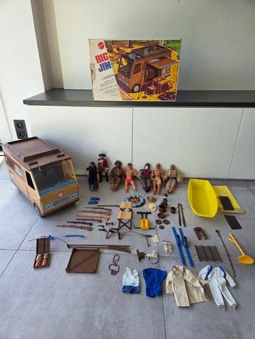 Mattel - Speelgoed Grote Vintage Mattel Big Jim Collectie