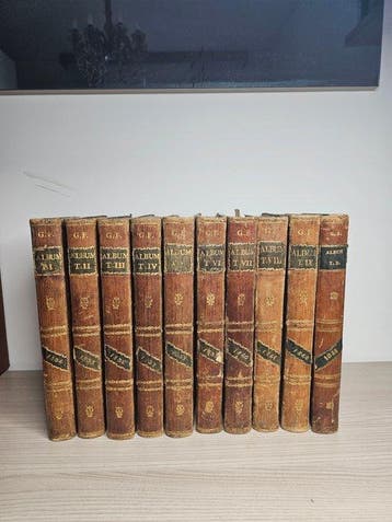 Giornale letterario e belle arti - 10 vol. Consecutivi