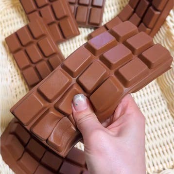 Chocolade Stressbal Knijpspeelgoed - Kneed Boter - Squishy, Verzenden, Nieuw