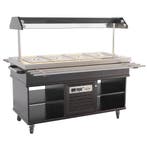 Gekoeld Buffet | Hout/RVS | 4x 1/1 GN | +4°C/+8°C |, Verzenden, Nieuw in verpakking