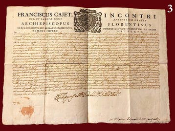 Loting van 4 echtheidscertificaten - Authentieke (4) -, Antiquités & Art