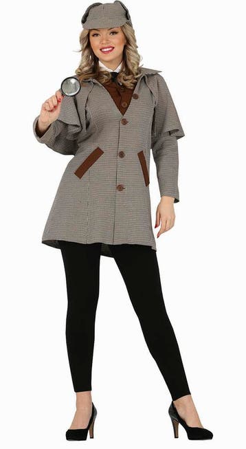 Detective Kostuum Dames Inspector, Verzenden, Nieuw