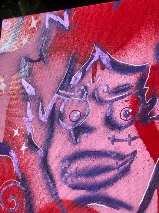 INDIGO - Luffy Gear 5 Purple 03/10, Antiquités & Art, Art | Objets design