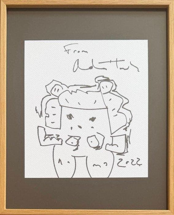 Adam Handler (1986) - Signed Original Drawing, Antiquités & Art, Art | Objets design