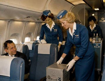 Kast - Aluminium - KLM flight case origineel
