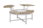 4 Seasons Outdoor Forio loungetable frost grey 105 cm SALE |, Nieuw