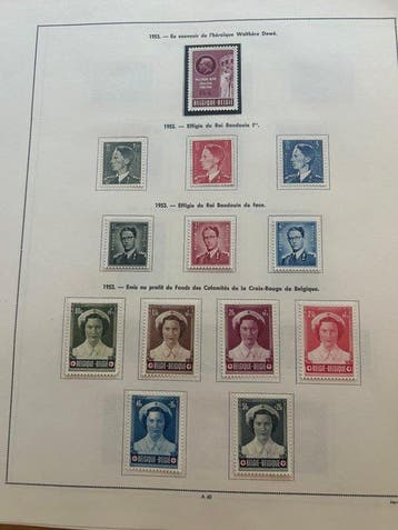 België 1953/1966 - 14 Volledige jaargangen postzegels, Postzegels en Munten, Gestempeld