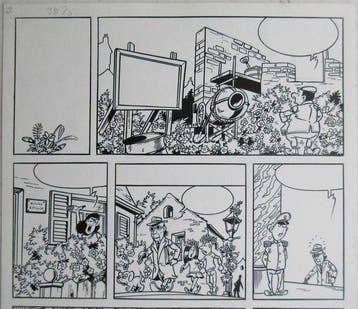 Studio Vandersteen - 1 Original page - Jerom - De, Nieuw