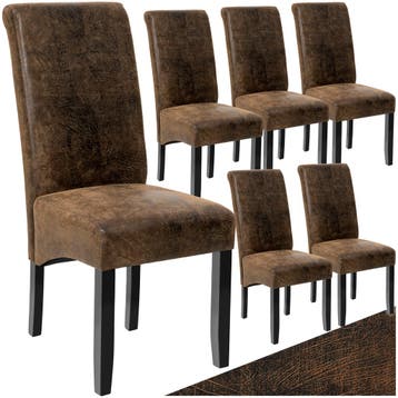 Eetkamerstoel, ergonomisch, massief hardhout, Maison & Meubles, Chaises, Verzenden