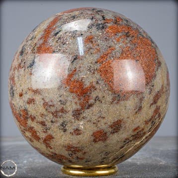 Natuurlijke Zeldzame Rode Aventurijn Sphere- 2293.14 g