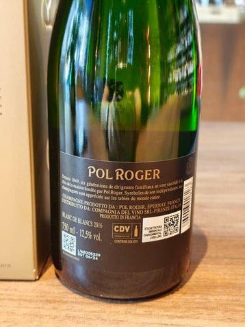 2016 Pol Roger - Champagne Blanc de Blancs, Brut, Vintage -