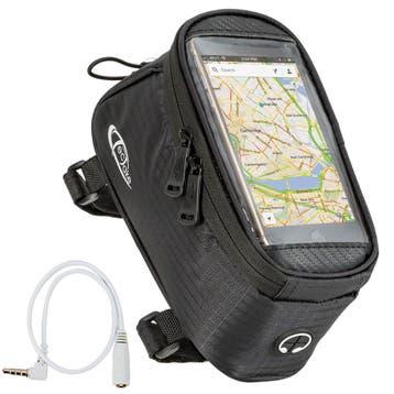 tectake Fietstas met framebevestiging voor smartphones - 20,, Verzenden