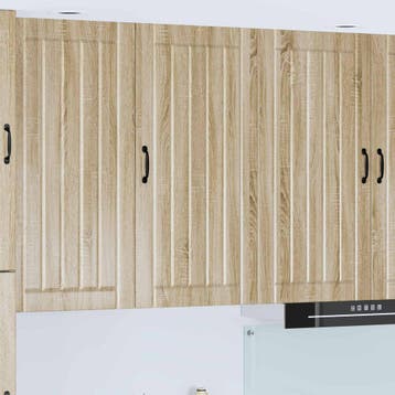 vidaXL Wandkast LUCCA Sonoma Eiken 50 x 31 x 100 cm Bewerkt, Verzenden, Nieuw