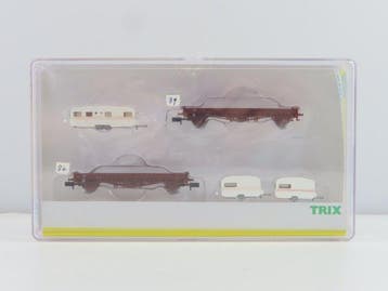 Minitrix N - 15631 - Ensemble de wagons de marchandises pour