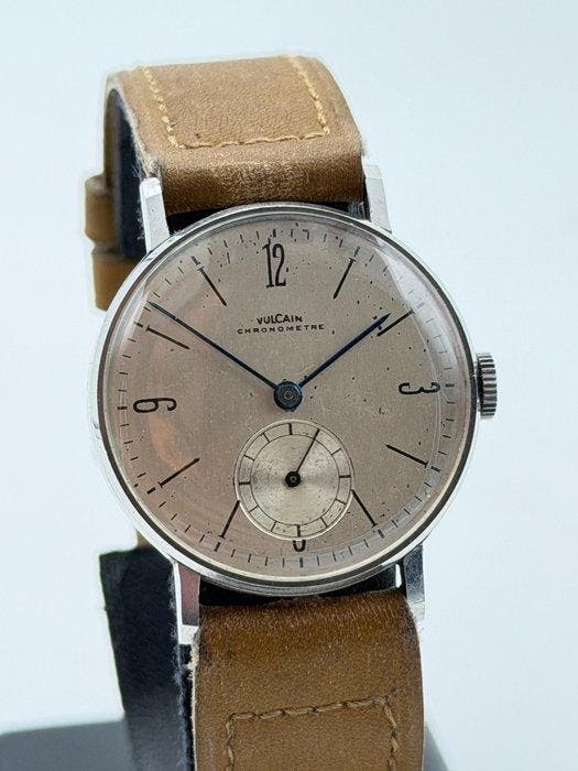 Vulcain - chronometre 1940 vintage military nos - Zonder, Handtassen en Accessoires, Horloges | Heren