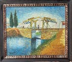 Italiaanse school (XX) - Paesaggio con ponte - omaggio a