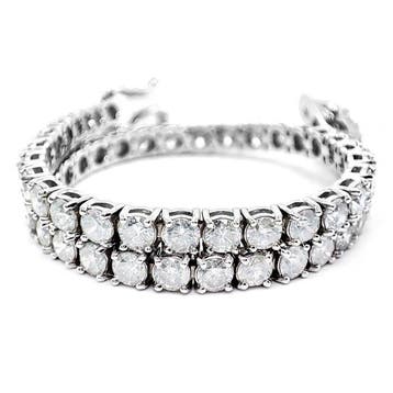 Armband - 14 karaat Witgoud - 5.32ct. tw. Diamant, Nieuw