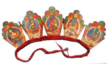 Boeddha oud !!! Sjamanenkroon Sjamaan 15 x 11,5 cm Himalaya