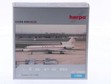 Schaal 1:500 Herpa 514118 Tupolev TU-154B Herpa Wings Cl..., Hobby en Vrije tijd, Ophalen of Verzenden, Zo goed als nieuw