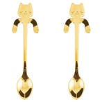 Fako Bijoux - Theelepel / Koffielepel Hangende Kat -, Huis en Inrichting, Verzenden, Nieuw