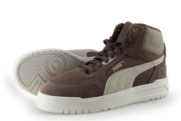Puma Hoge sneakers in maat 43 Bruin, Puma, Bruin, Verzenden, Zo goed als nieuw