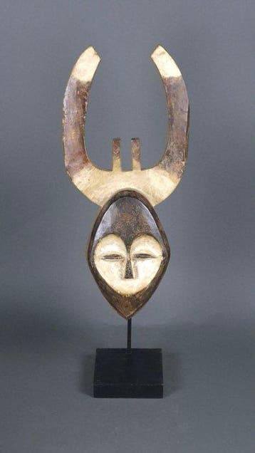 Prachtig masker - Kwélé - Gabon (Zonder minimumprijs)