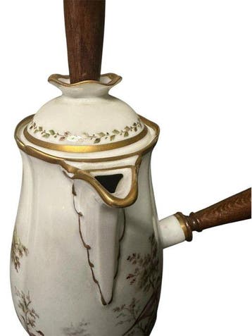 Limoges - Pot à chocolat - Céramique - Antica Cioccolatiera