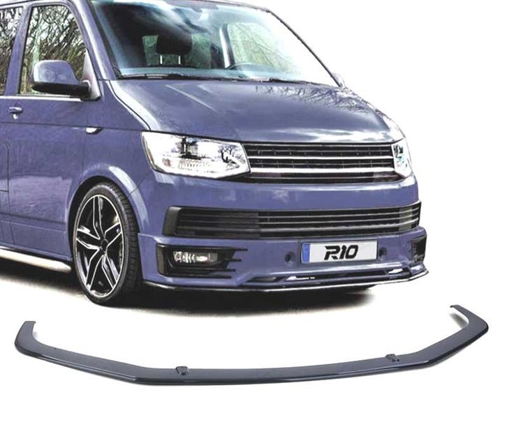 SPOILER LAME POUR VOLKSWAGEN VW T6 15-19 SPORTLINE NOIR BRIL, Auto-onderdelen, Carrosserie, Verzenden