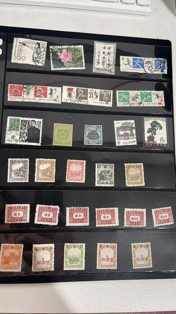 China 1954 - Een partij Chinese JT-postzegels, Gestempeld