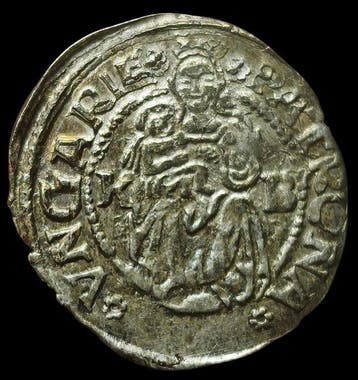 Hongarije, middeleeuws, Europa. Ferdinand I Silver Denar