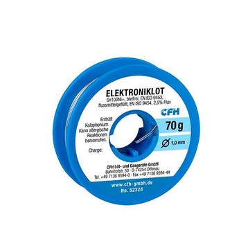 Elektronicasoldeer - Ø1 mm, 70 gram - CFH EL 324 (Vertinnen, Verzenden, Nieuw
