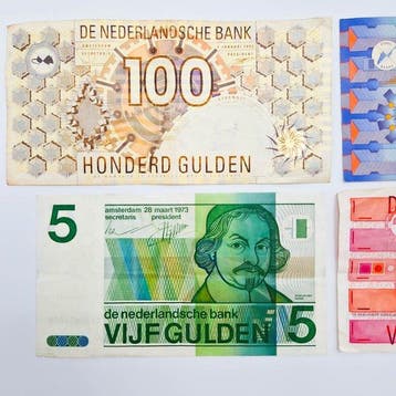 Nederland. - 5, 10, 25, 100 Gulden - various dates - PL105,