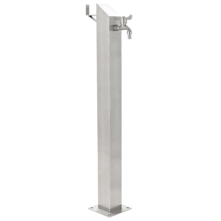 vidaXL Tuinwaterkolom vierkant 95 cm roestvrij staal, Tuin en Terras, Overige Tuin en Terras, Nieuw, Verzenden