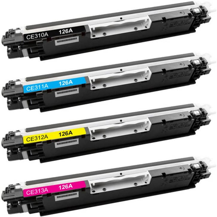Huis-Merk   HP 126A, 130A, en CANON 729Y Toner Geel 1k, Informatique & Logiciels, Fournitures d'imprimante, Toner, Envoi