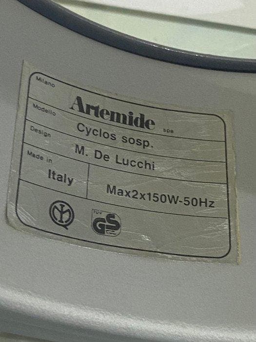 Artemide - Michele De Lucchi - Lampe à suspendre - Opaline,, Antiquités & Art, Antiquités | Éclairage