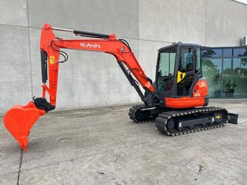 Veiling: Rupsgraafmachine Kubota KX155-3SZ Diesel 2012, Ophalen