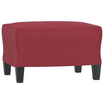 Voetenbank Wijnrood 60x50cm | 51% Retour deal | Snel weg!, Overige materialen, Verzenden, 50 tot 75 cm, Zo goed als nieuw