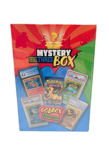 Pokémon Mystery box - Big Three Box - Various sets, Hobby en Vrije tijd, Nieuw