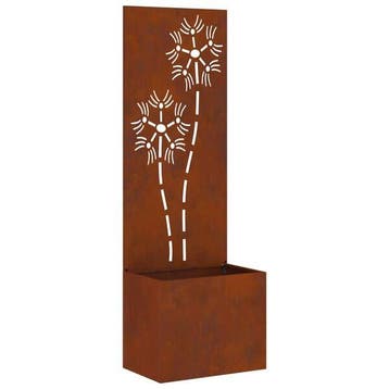 Cortenstaal Scherm | Tweede kansje | OP = OP (tuinscherm), Tuin en Terras, Tuinschermen, Staal, Verzenden, Minder dan 100 cm, 100 tot 150 cm