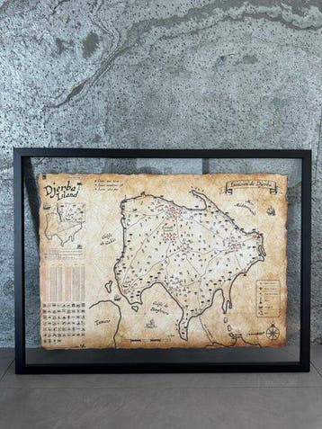 Invader (1969) - Invasion Map of Djerba