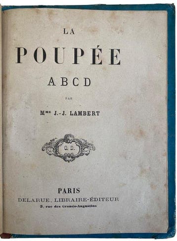 Jules Rostaing - La poupée A B C D par Mme J.-J. Lambert -