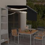 vidaXL Luifel met rolgordijn, LED en windsensor 3,5x2,5 m, Verzenden