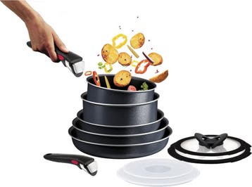 Tefal Ingenio So Light Pannenset 11-deli — zo goed als nieuw, Huis en Inrichting, Verzenden, Nieuw