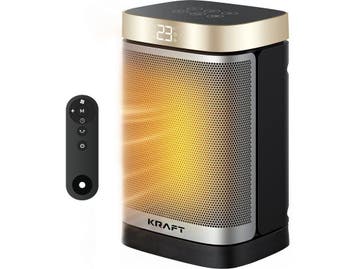 KRAFT Ventilatorkachel - Keramische Heater - 1500W - 70°, Doe-het-zelf en Bouw, Verzenden, Nieuw