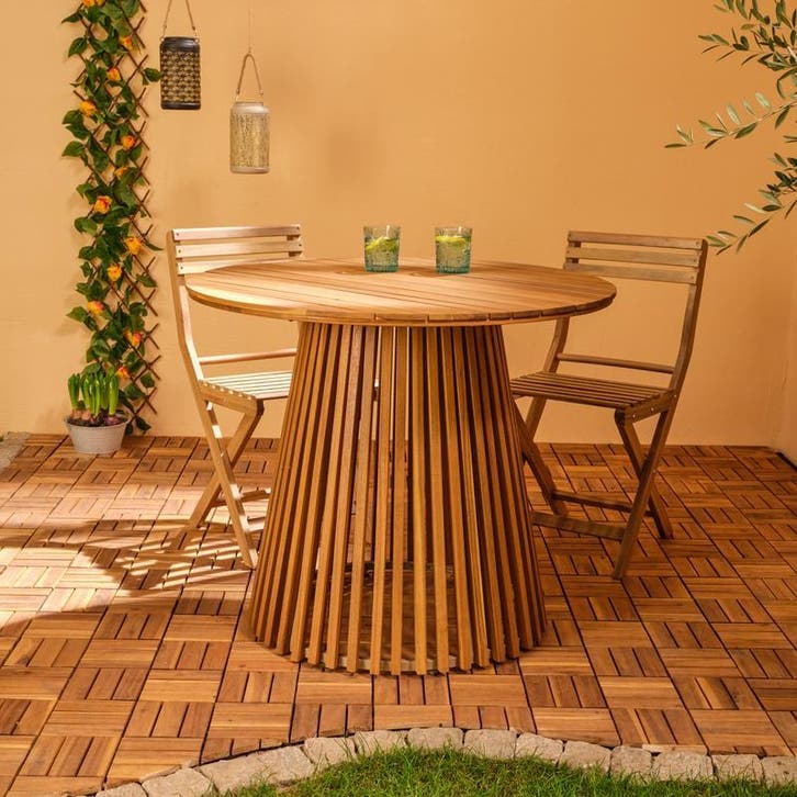 Ronde design tuintafel - Ø 90 x 75 cm, Maison & Meubles, Tables | Tables à manger, Envoi