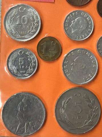 Turkije. Türkische Münzen Set 22 pcs (Zonder minimumprijs)