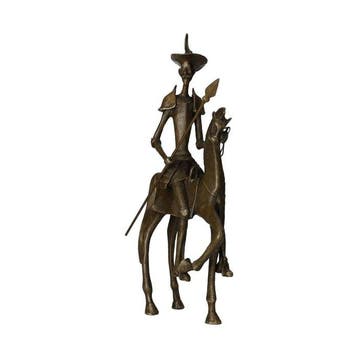 sculptuur, Don Quichot - 43 cm - Brons